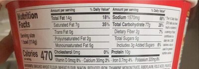 BIG BOWL SHIN NOODLES 114G