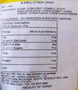 CANDY CITRON FLAVOR 80G
