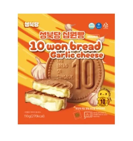10WONBREAD GARLIC CHEESE 110G