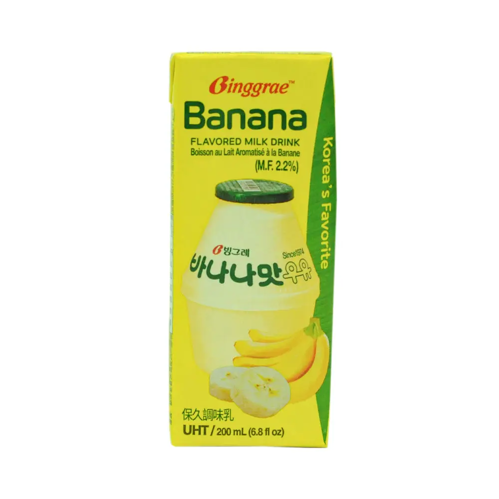 BANANA FLAVORED MILK DRINK