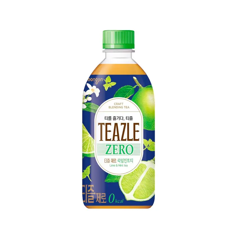 TEAZLE ZERO LIME & MINT TEA 500ML