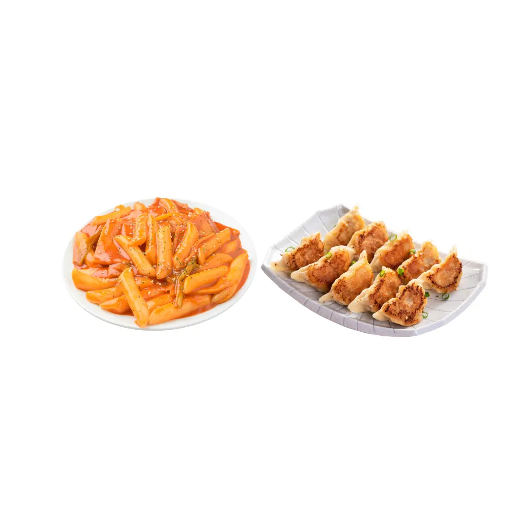 Combo Rose Tteokbokki y Dumplings