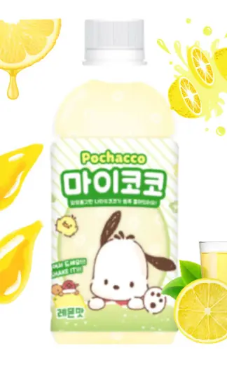 Sanrio Pochacco Lemon Flavored Drink 340ml