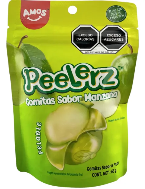 PEELERZ GOMITAS MANZANA 65G