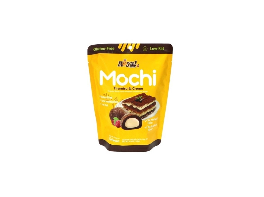 MOCHI  CON RELLENO  TIRAMISU Y CREMA  120G