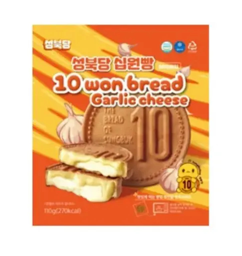 10WONBREAD GARLIC CHEESE 110G
