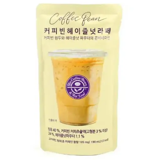 COFFEE BEAN HAZELNUT LATTE