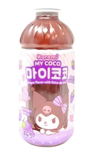 Sanrio Misty My Coco Drink Kuromi Grape 340ml